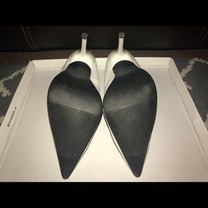 Black pointy toe heels